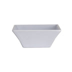 Thumbnail image #1 for Steelite International Creations, Polar White 7064MM201 Square Deep Melamine Bowl, White, 12.875 oz, 5" x 5" x 2" Case of 2 Dozen
