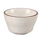 Thumbnail image #1 for Vertex China Caravan CRV-4 Round Bouillon Cup, 7-1/4 oz, 4 in, Vitrified China, Brown Speckled, Double Band Case of 3 Dozen