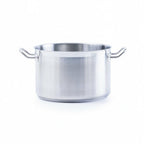 Thumbnail image #1 for Libertyware SSAUCE11 11 qt Stainless Steel Sauce Pot, No Cover, Welded Handles, Aluminum-Clad Bottom, Induction Ready Case of 4