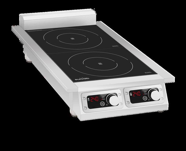 Product image #5 for Eurodib USA CCI2351PH Commercial Countertop Dual-Zone Induction Cooktop