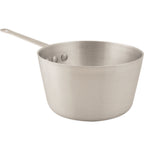 Thumbnail image #1 for AllPoints Foodservice Parts & Supplies 2571031 Aluminum Tapered Saucepan, 2-1/2 Qt, Riveted Handle