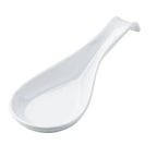 Thumbnail image #1 for TableCraft Products 12278 Melamine Spoon Rest, White, 10.875 x 3.875 x 1.125 Inches Case of 48