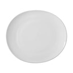 Thumbnail image #1 for Ten Strawberry Street Royal White RVL0040 Oval China Dinner Plate, 10-7/8" x 9-1/2" Case of 24