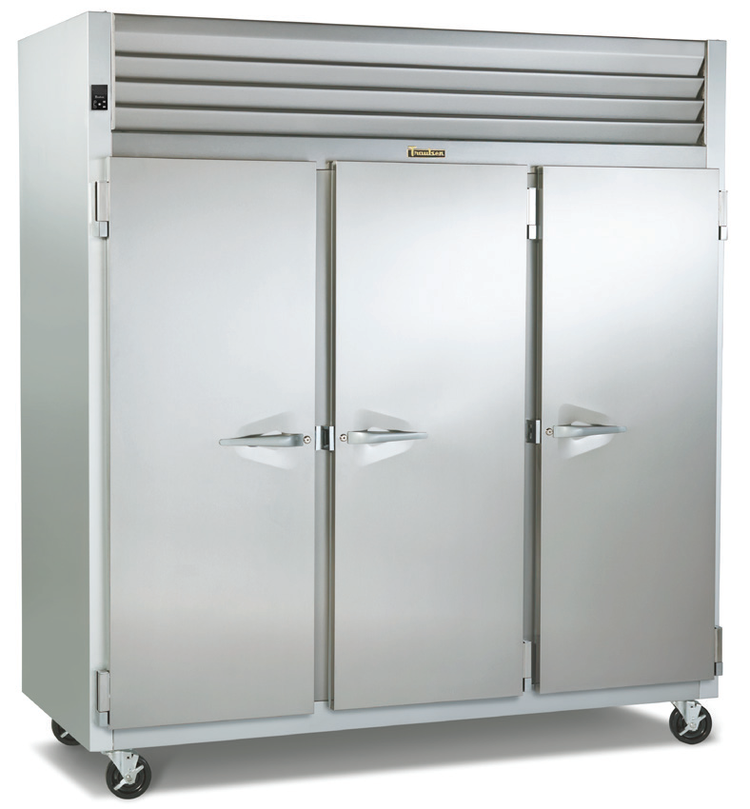 Product image #5 for Traulsen Spec-Line 76-Inch Wide Three-Section Standard-Depth Reach-In Freezer with Full-Height Solid Doors