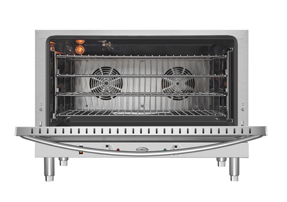 Product image #6 for KoolMore 32-Inch Commercial Countertop Electric Convection Oven for Full-Size Pans, 208/240V, Stainless Steel