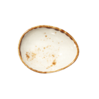 Thumbnail image #1 for Vertex China London Terra LTP-ESSD Oblong Hand-Painted China Sauce Dish, 3-1/8 x 2-7/16 x 3/4 in Case of 2 Dozen