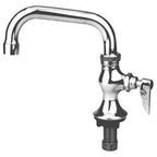 Thumbnail image #1 for AllPoints Foodservice Parts & Supplies 1071104 Single Pantry Deck-Mount Faucet, 6-Inch Swivel Spout, Lead-Free Chrome-Plated Brass