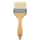 Thumbnail image #1 for TableCraft Products Cash & Carry 11079 Flat Pastry/Basting Brush, 3" Wide, Beech Wood Handle, Boar Bristles Case of 96