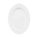Thumbnail image #1 for G.E.T. Hidden Treasures M-4010-W Oval Melamine Platter, 16-1/4 x 12 in, White, Break-Resistant 1 Dozen