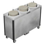Thumbnail image #1 for Caddy CM-S-503-H Heated Enclosed Dish Dispenser, 3 Adjustable Compartments, for 10-1/4"–12" Round Plates