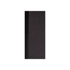 Thumbnail image #1 for Risch Metro METRO-2V 4.25X11 Double-Fold 2-View Black Menu Cover, 4-1/4" x 11" Case of 25
