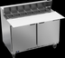 Thumbnail image #6 for Beverage Air SPE48HC-12C 48-Inch Two-Section Sandwich Top Refrigerated Prep Table with 12 1/6-Pan Top and 17-Inch Cutting Board