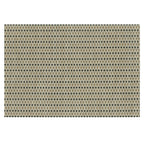 Thumbnail image #1 for Chef Revival 64901 Reversible Woven PVC-Coated Polyester Placemat, Tan/Black, Rectangular, 13" x 19" Case of 96