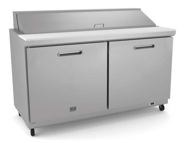 Product image #6 for Kelvinator Commercial Two-Section Refrigerated Sandwich/Salad Prep Table, 61-1/4 Inch, 16 x 1/6 Pan Capacity