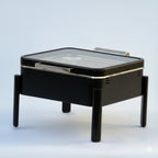 Thumbnail image #1 for Eastern Tabletop Ecoburner EB15504 Square Powered Chafing Dish, Hinged Cover, Waterless, Matte Black