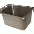 Thumbnail image #1 for NBR Equipment DI-1-101410 One-Compartment Drop-In Stainless Steel Sink, 12-1/4"W x 18"D x 10"H, Without Drainboards
