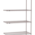Thumbnail image #1 for Metro Super Erecta SE-2154K4-74-A4 Add-On Wire Shelving Unit, 54"W x 21"D x 74"H, 600 lb. capacity per shelf, 2000 lb. capacity per unit, 1" shelf