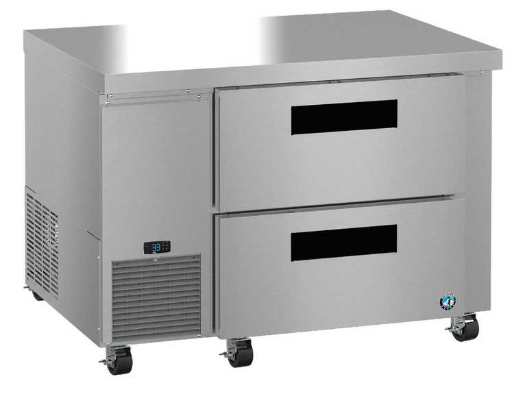 Product image #5 for Hoshizaki Steelheart 46-Inch Undercounter Two-Drawer Refrigerator, 11.78 Cu. Ft., Side-Mounted Self-Contained Refrigeration