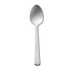 Thumbnail image #1 for 1880 Hospitality Viotti by Oneida® V024SDEF Silver-Plated Soup/Dessert Spoon, 6-3/4", Oval Bowl, Pillared Handle Pack of 1 Dozen