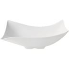 Thumbnail image #1 for G.E.T. San Michele ML-220-W . . Rectangular Flared Melamine Bowl, 4 qt, White, 16-1/4" x 10-1/2" x 6" Case of 3