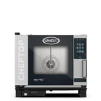 Thumbnail image #2 for UNOX ChefTop MIND.Maps Plus XAVC-0511-MPRM Half Size Countertop Electric Combi Oven, 5-Pan, Touchscreen, WiFi, Right-to-Left Door