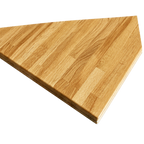 Thumbnail image #1 for ATSMFG ATS AT&S-AR-WB-6060 Solid Wood Butcher Block Table Top, 60 x 60 x 1-3/4 in, Oak or Ash