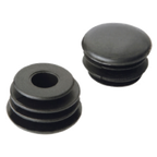 Thumbnail image #1 for 1880 Hospitality Focus Foodservice FPLASCAP Plastic Shelf Post Caps for 1-Inch Posts, Black Case of 50