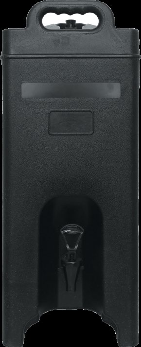 Product image #4 for CAC China 5 Gallon Insulated Beverage Carrier/Dispenser with Built-In Faucet, Black