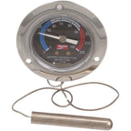Thumbnail image #1 for AllPoints Foodservice Parts & Supplies 621188 Heated Holding Cabinet Dial Thermometer Kit, 3-Inch Face, 120°–220°F, NSF