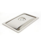 Thumbnail image #1 for Sammic 5140115 1/1 GN Stainless Steel Container Cover with Valve and Gasket
