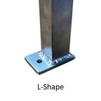 Thumbnail image #1 for Channel Manufacturing /FF-L Commercial Shelf Flanged Feet Set of 4, L-Shape, 6"W x 2"D x 4"H