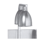 Thumbnail image #1 for Keating of Chicago Keep Krisp 2LCF@120V Two-Bulb Splash-Mounted Heat Lamp, Aluminum, for 250W Bulbs, 120V