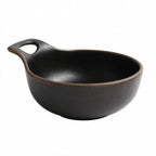 Thumbnail image #1 for Kadra Kitchenware Vikko Thunder VT-1725 Gravy Boat Dish with Handle, Black, 5.1-Inch Case of 12
