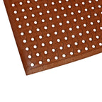 Thumbnail image #1 for AllPoints Foodservice Parts & Supplies Teknor Apex 2801474 Grease-Resistant Rubber Floor Mat, 36 x 60 in, 5/8 in Thick, Red
