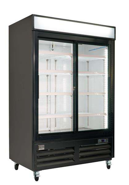 Product image #5 for Kelvinator Commercial 54-Inch 2-Section Sliding Glass Door Bottom-Mount Reach-In Merchandiser Refrigerator