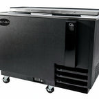 Thumbnail image #2 for SABA SBC-50B Two-Section Bottle Cooler, 49-1/2 in W, Sliding Lids, Digital Temperature Control, Black Exterior