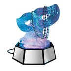 Thumbnail image #2 for Cal-Mil IP501-110 Illuminated Rotational Octagonal Ice Display Pedestal, 24" Diameter x 14"H, LED