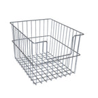 Thumbnail image #1 for Renfro Industries Inc. RIGRHEBWCB12 Rectangular Stainless Steel Wire Serving Basket, 9.5"W x 8"D x 12"H