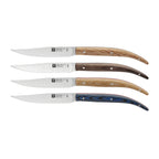 Thumbnail image #1 for Zwilling J.A. Henckels Toro 1024500 Stamped Steel Steak Knife Set, 5" Blade, 11" Overall, Riveted Multicolor Handles