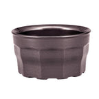 Thumbnail image #1 for Cambro MDSLB9485 Round Polypropylene Bowl, 9 oz, 4-3/8 in Diameter, Smoked Metal Case of 48