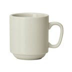 Thumbnail image #1 for Winco MMC-10-AW 10 oz Stackable Porcelain Coffee Mug, American White Case of 3 Dozen