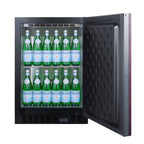 Thumbnail image #2 for Summit Commercial SCR610BLSDIF Undercounter Refrigerator, 1-Section, 5.0 cu. ft., Panel-Ready Reversible Door, Black Exterior