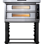 Thumbnail image #2 for AMPTO Moretti Forni ID-D 105.65 Electric 2-Deck Pizza Oven with Refractory Stone Decks, 41-1/2"W x 26"D