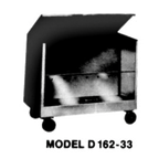 Thumbnail image #1 for Piper Products/Servolift Eastern D160-33 Stainless Steel Dish Cart, Single Compartment, Extra Low, 10" Maximum