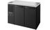 Thumbnail image #7 for True Premier Bar Two-Section 48-Inch Refrigerated Back Bar Cooler with Solid Hinged Locking Doors and Stainless Steel Top