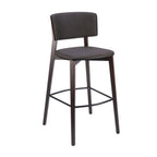 Thumbnail image #1 for G & A Commercial Seating 9618-FP Commercial Bar Stool, Armless, Upholstered Back and Seat, Beechwood Legs