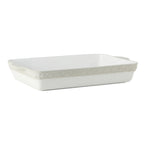 Thumbnail image #1 for Tuxton China DisplayTux EAU-201 Rectangular Porcelain Casserole Dish, 6-1/4 qt, 18-1/2" x 11" x 3", With Handles, No Lid Case of 2