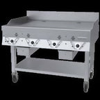 Thumbnail image #5 for Garland Master CG-48R 48-Inch Countertop Gas Rear-Drain Production Griddle, 1-Inch Polished Steel Plate, Electronic Thermostatic Controls