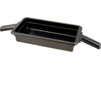 Thumbnail image #1 for AllPoints Foodservice Parts & Supplies 1331849 Black Plastic Food Pan with Dual Handles, NSF