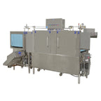 Thumbnail image #1 for Stero ER94SC Commercial Conveyor Dishwasher, 36-Inch Corner-Load Power Scrapper, 3-Tank Pre-Wash, High-Temperature, 270 Racks/Hour
